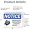 Signmission Emergency Evacuation Staging Sign With Symbol, 5 in W x Rectangle, Vinyl Decal OS-2PACK-NS-D-35-L-11799 - alternate 6